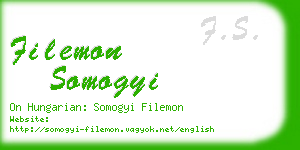 filemon somogyi business card